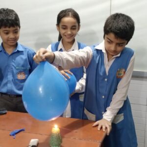 Experiment: Balloon on candle flame